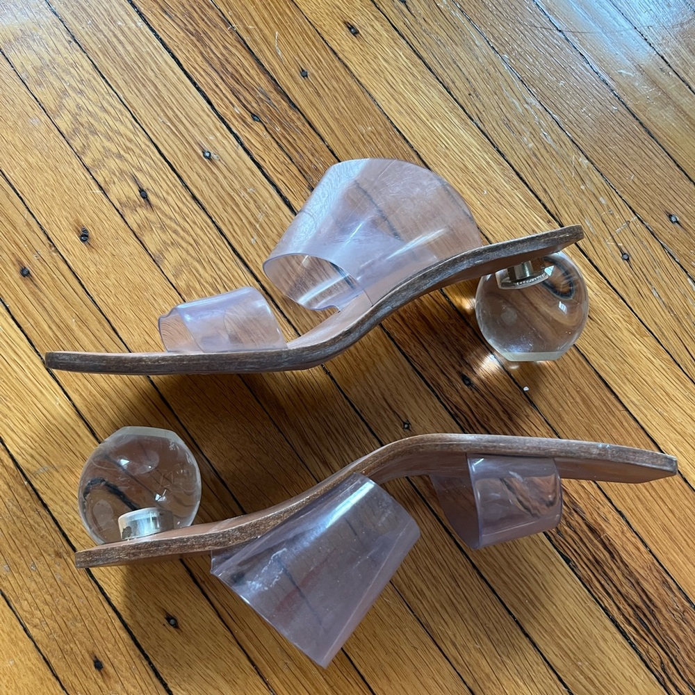 Cult Gaia Vinyl Sandals